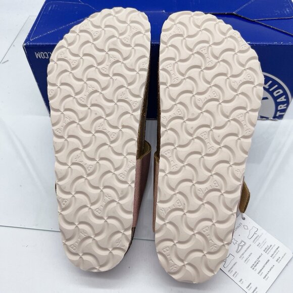 Birkenstock Gizeh Sandal Washed Pink Metallic Thong Women EU 37 US 6-6.5 Regular - Picture 8 of 11